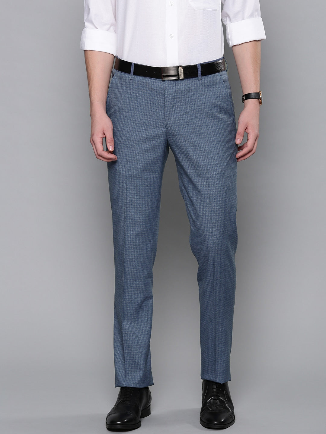 Buy Louis Philippe Black Trousers Online - 763404 | Louis Philippe